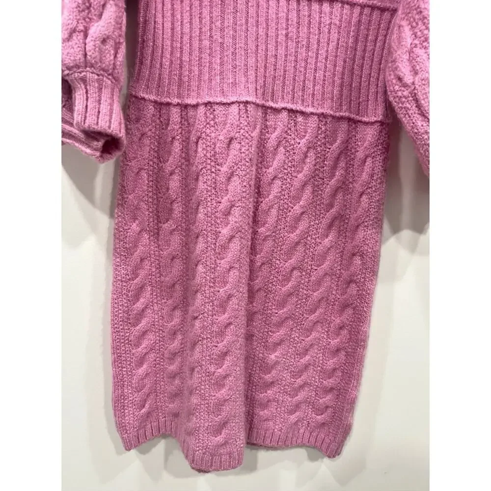 Free People Pink Sweater Dress - Picture 5 of 12
